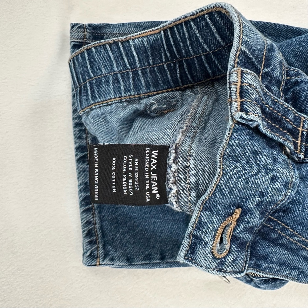 Wax Jeans Wide Leg Cargo Jeans Y2K Street Style Retro Inspired Womens Size L - Picture 10 of 13
